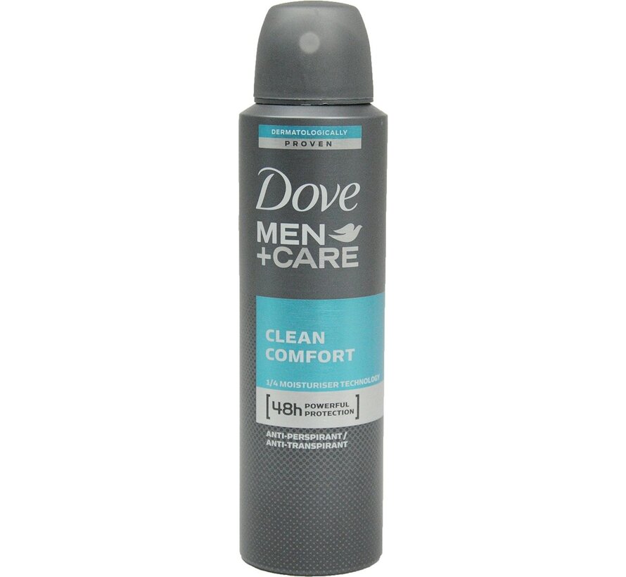 Men+Care Clean Comfort - Deodorant Spray - 4x 150ml