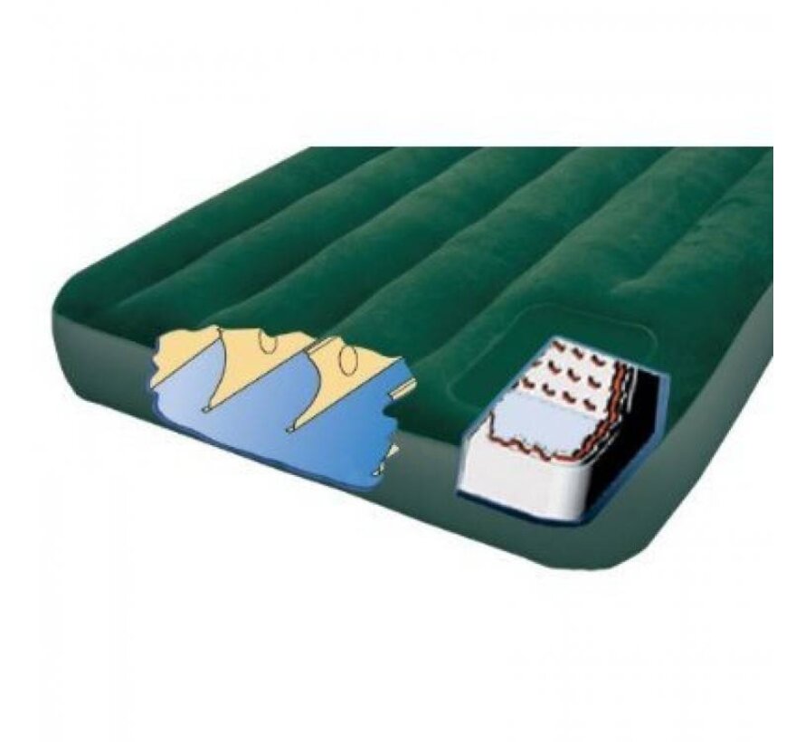 Downy JR 1-persoons luchtbed met ingebouwde voetpomp (191x76x25cm) c