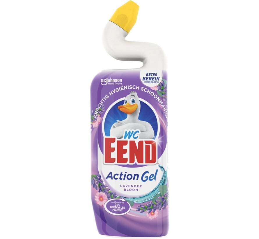 Toiletreiniger Lavendel Fresh - Action Gel - 6x 750ml - Voordeelverpakking