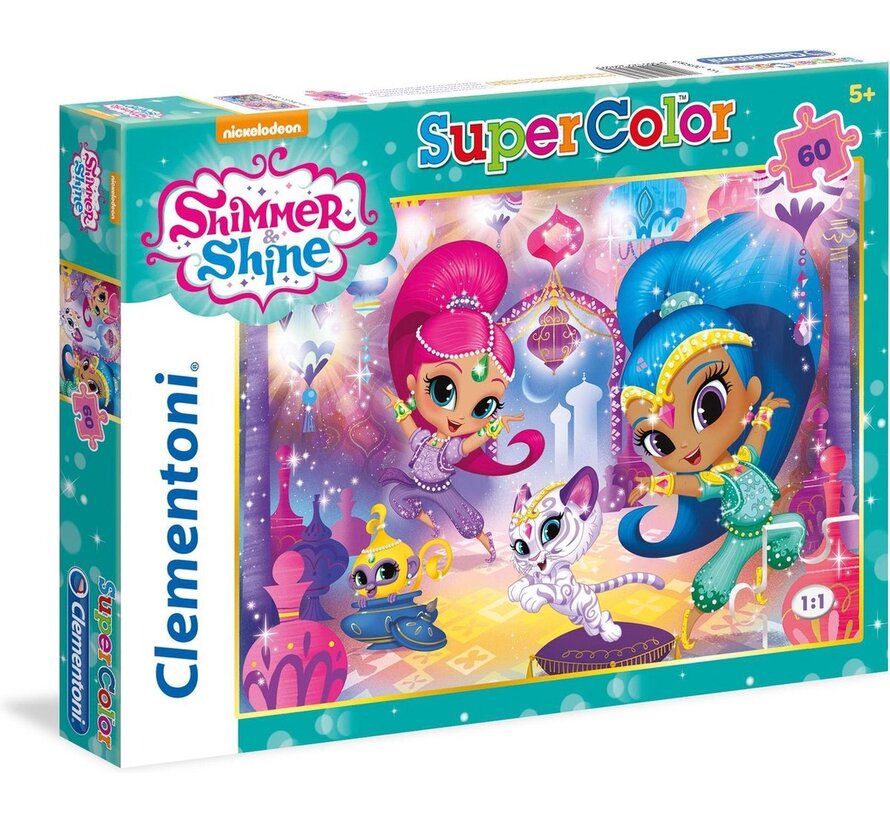 Shimmer & Shine - Puzzel - 60 stukjes - 33,5x23,5cm