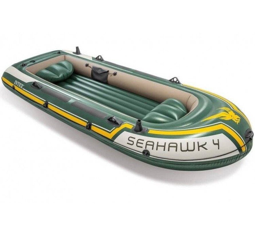 4-persoons opblaasbare boot set - Seahawk 4 - 351cm lang x 145cm breed x 48cm hoog