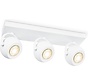 Nop 3 spots - LED opbouwspot wit - 35,5 cm