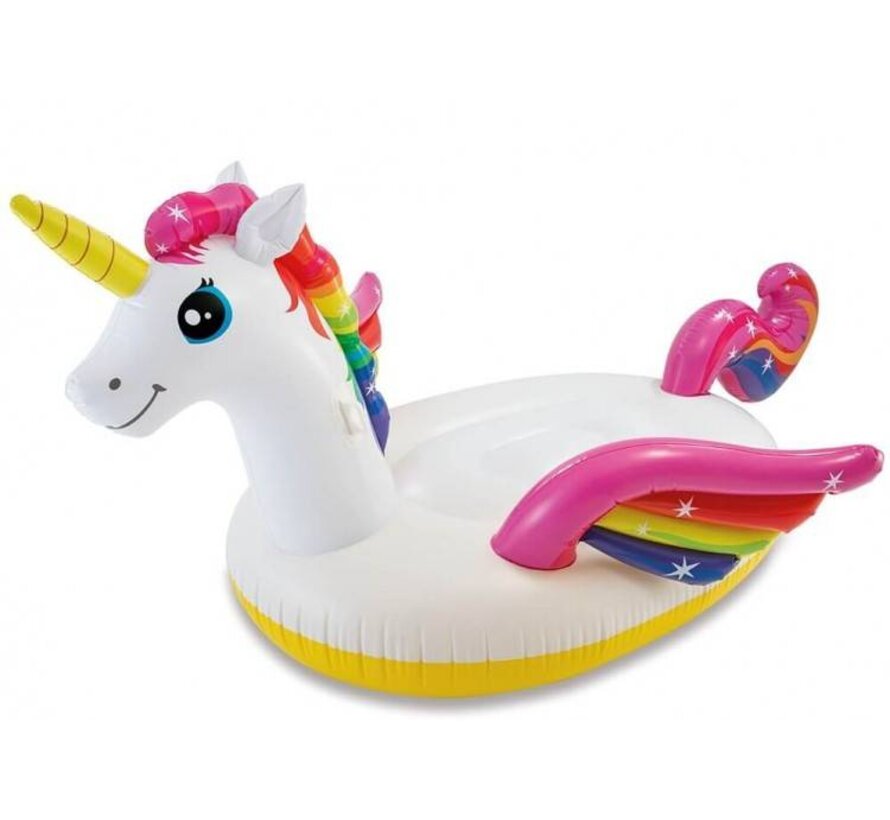 Opblaasbare Mega Eenhoorn / Unicorn (287x193x165cm)