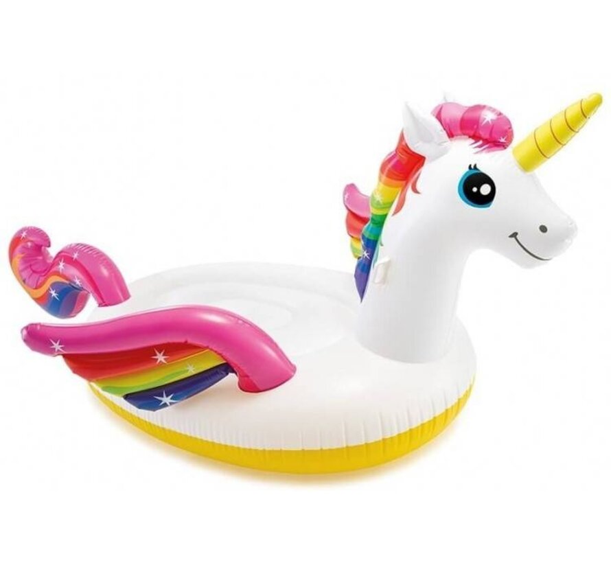 Opblaasbare Mega Eenhoorn / Unicorn (287x193x165cm)