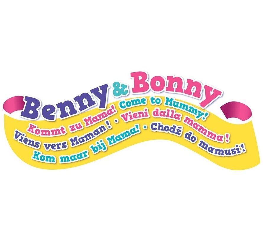 Benny & Bonny - Kom maar bij mama! - Interactieve babypop + APP