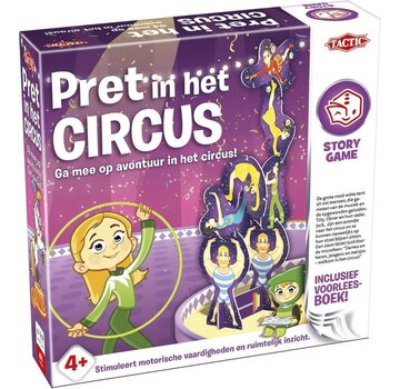 Tactic Story Game - Pret in het Circus - Kinderspel - Inclusief voorleesboek