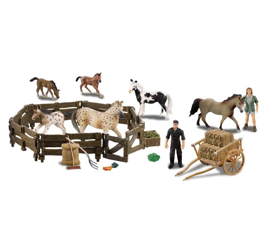 Boerderij Speelset met paarden en accessoires
