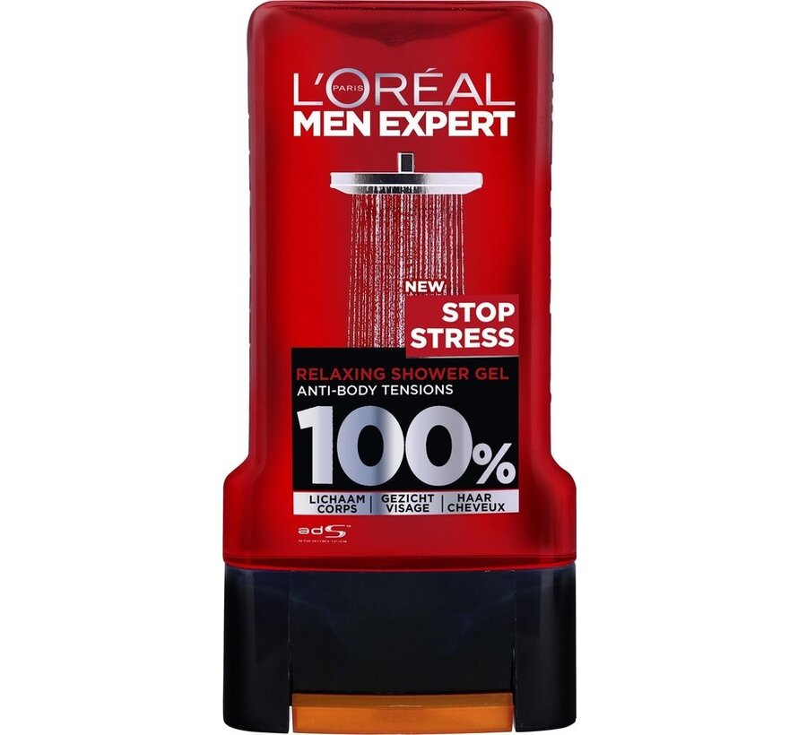 Men Expert XL - Stop Stress - 3in1 gezicht, lichaam en haar - 300ml