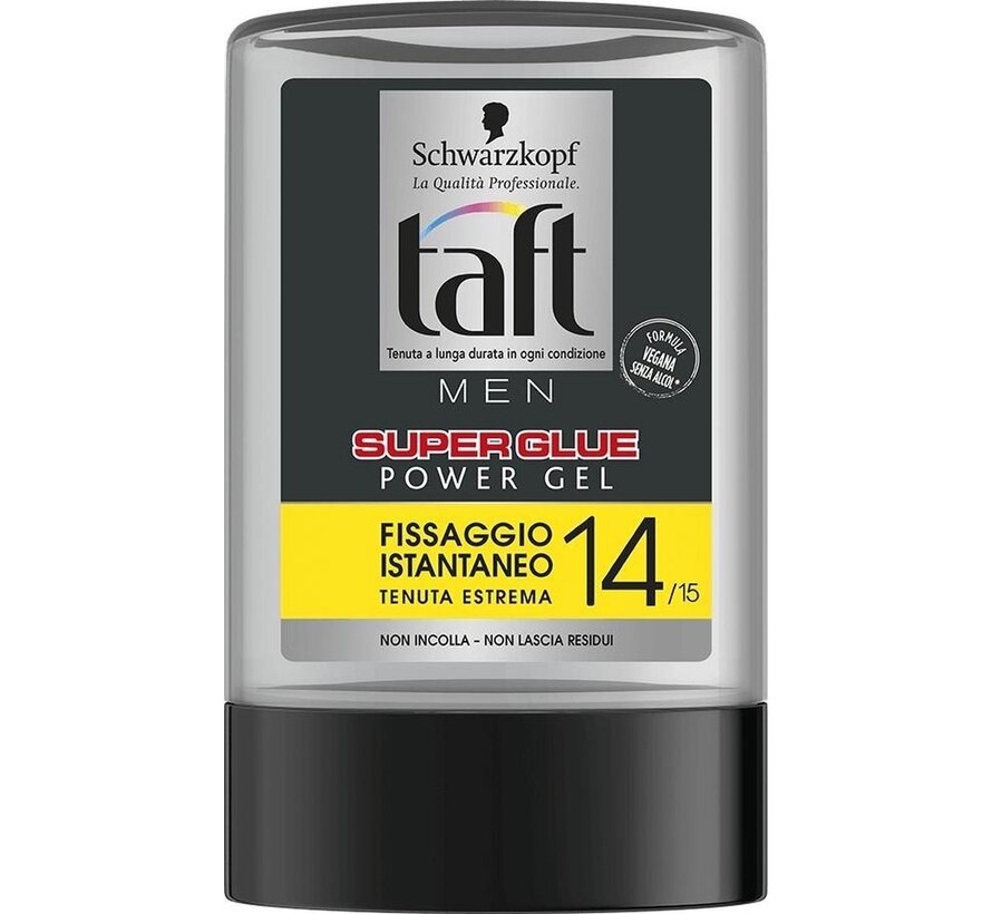 Taft Haargel - Super Glue - Styling Gel - 6x 300ml (Hold level 14)