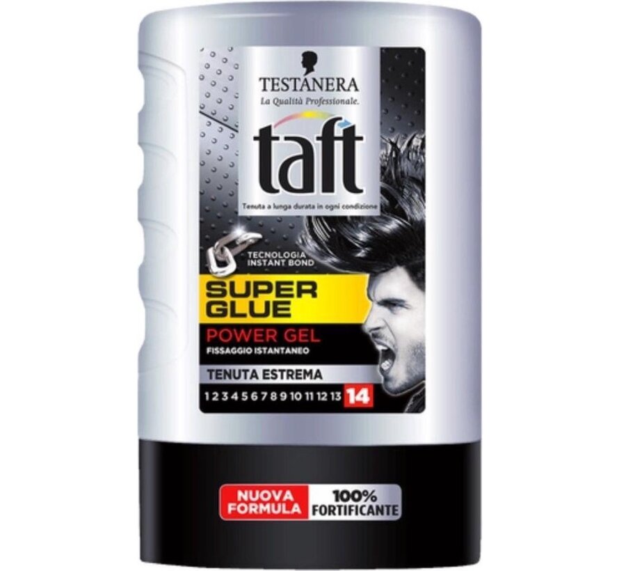 Taft Haargel - Super Glue - Styling Gel - 6x 300ml (Hold level 14)