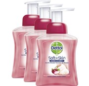 Dettol Handzeep Zachte Mousse - Antibacterieel - Roos & Kersenbloesem 3x 250ml