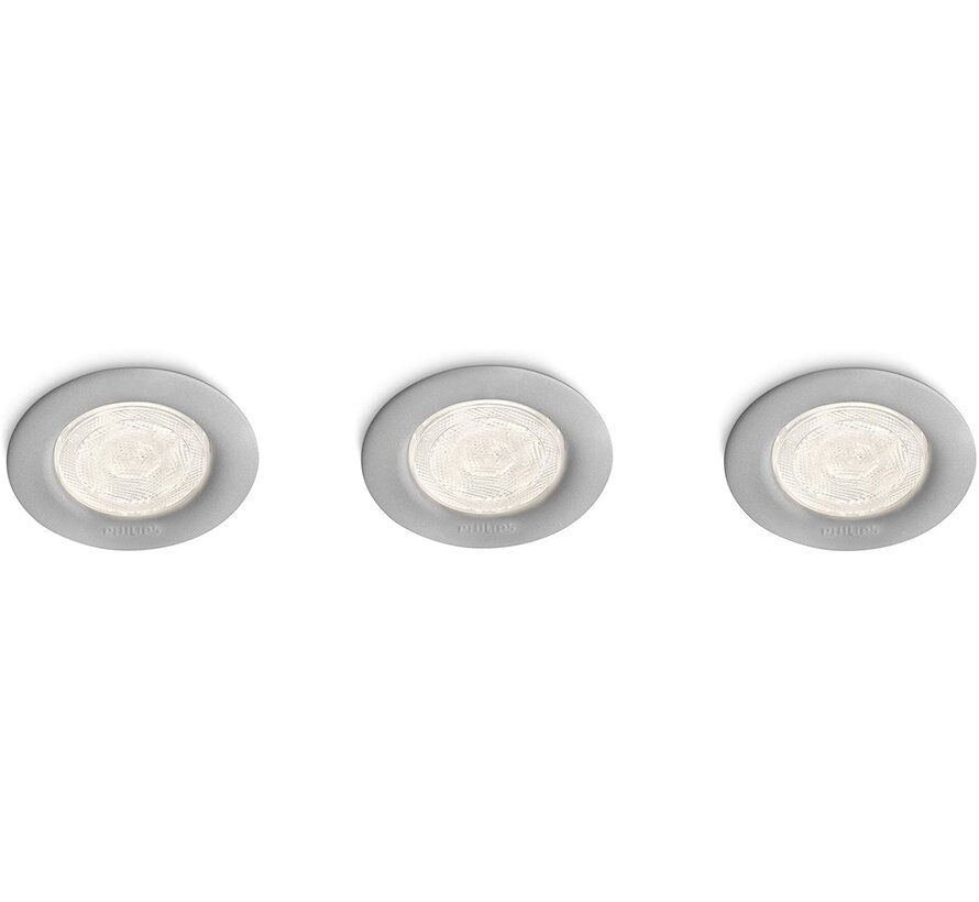 MyLiving Smartspot Sceptrum - Inbouwspots - LED - Grijs - Set 3 spots