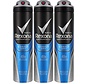 Men Cobalt Dry - Deodorant Spray - 3x 150ml