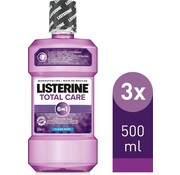 Listerine Total Care 6in1 - Mondwater / Mondspoeling - 3x 500ml