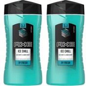 Axe Douchegel Ice Chill Bodywash - 2x 250ml