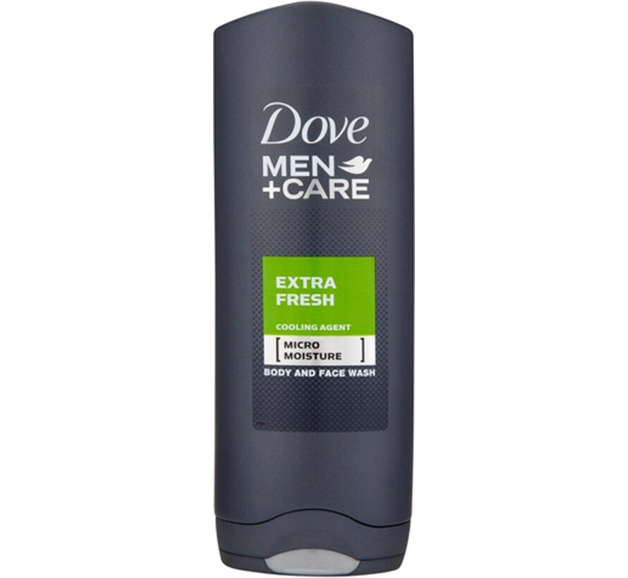 Men+Care Extra Fresh - Douchegel - 6x 400ml - Voordeelverpakking