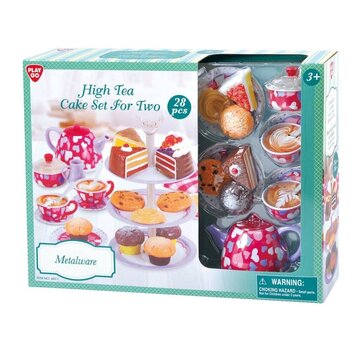 Playgo Tee setje voor twee - 28 PCS (in metaal)