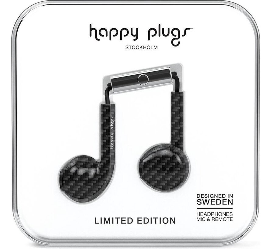 Earbud Plus - In-ear oordopjes - Zwart / Carbon - Limited Edition