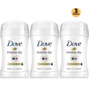 Dove Invisible Dry Deodorant Stick - Anti Transpirant - 3x 40ml