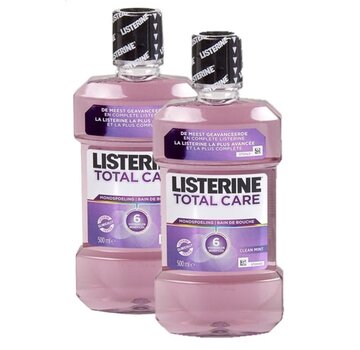 Listerine Total Care 6in1 - Mondwater / Mondspoeling - 2x 500ml