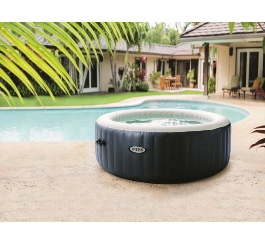 Opblaasbare 4-Persoons PureSpa Plus Bubble Massage Navy (Ø:196cm)
