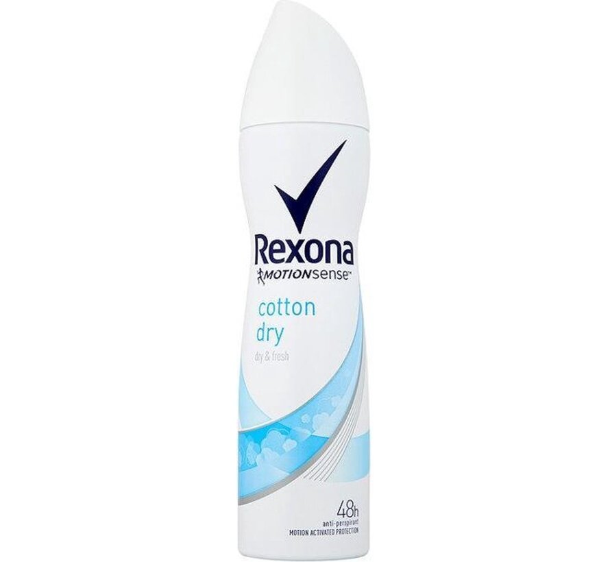 Motion Sense - Cotton Dry - Deodorant Spray - 6x150ml  - Voordeelverpakking