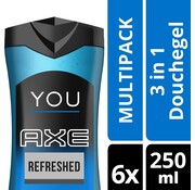 Axe Douchegel You Refreshed Bodywash - 6x 250ml