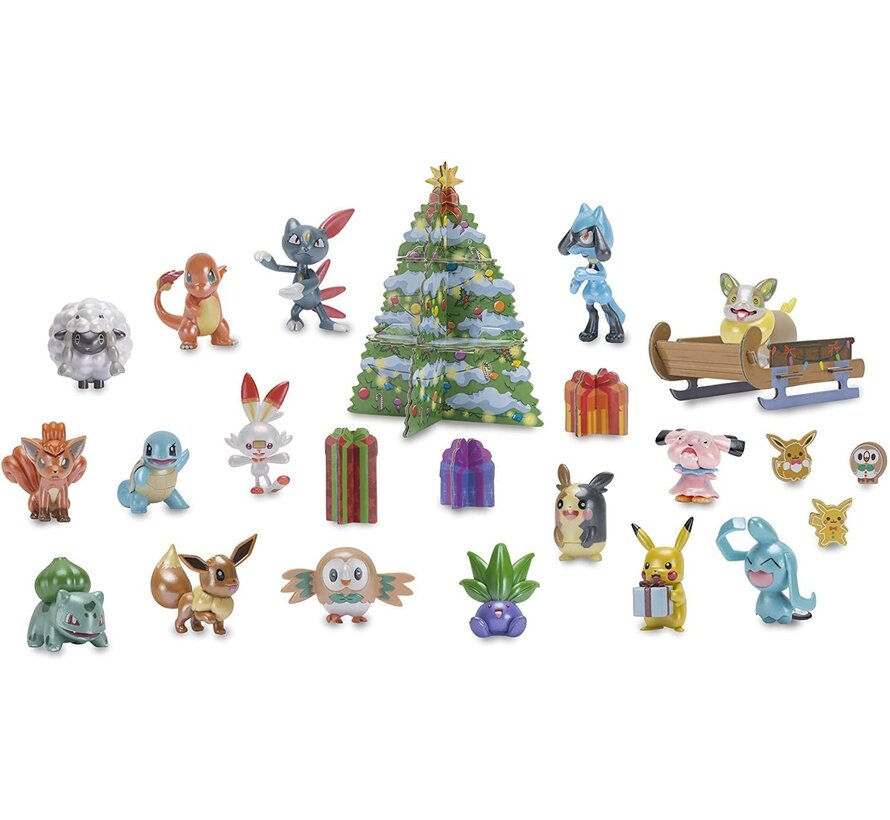 Pokemon Holidays Adventskalender 24 cadeautjes (39-dlg)