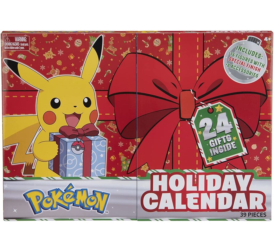 Pokemon Holidays Adventskalender 24 cadeautjes (39-dlg)