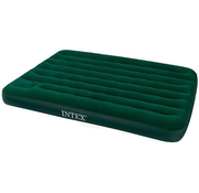 Intex Downy 2-persoons luchtbed Queen met ingebouwde voetpomp (191x152x25cm) c