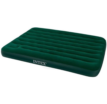 Intex Downy 2-persoons luchtbed Queen met ingebouwde voetpomp (191x152x25cm) c