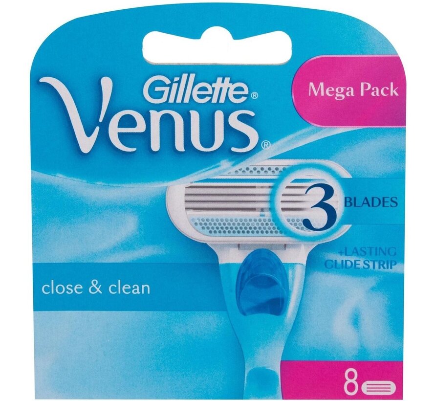 Venus Smooth - Close And Clean - 8 Navulmesjes