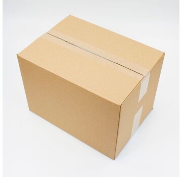 Huismerk 15 stuks - Amerikaanse Vouwdoos dubbel golf 340x240x240 mm (34x24x24cm)