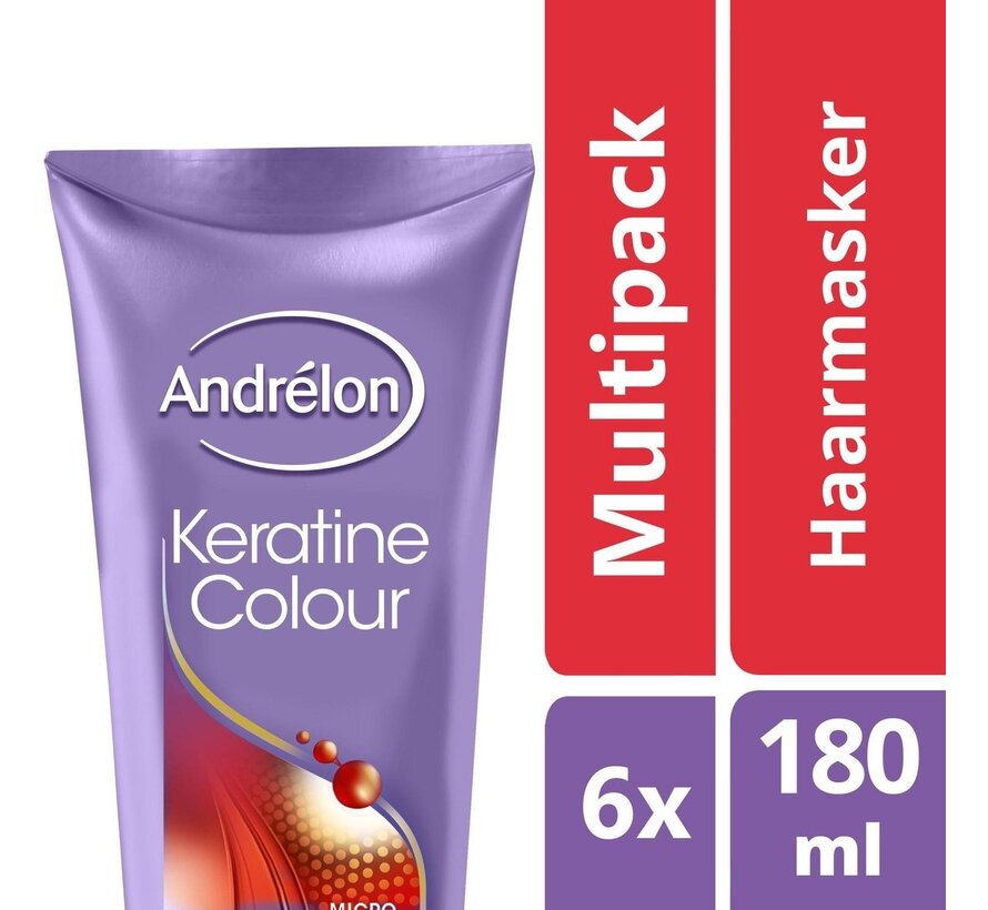 Special Color Haarmasker Keratine voor gekleurd haar - 6x 180ml