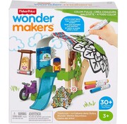 Fisher Price Wonder Makers - Kleurrijke Boomhuis - Houten Bouwset - 30+ Delige set