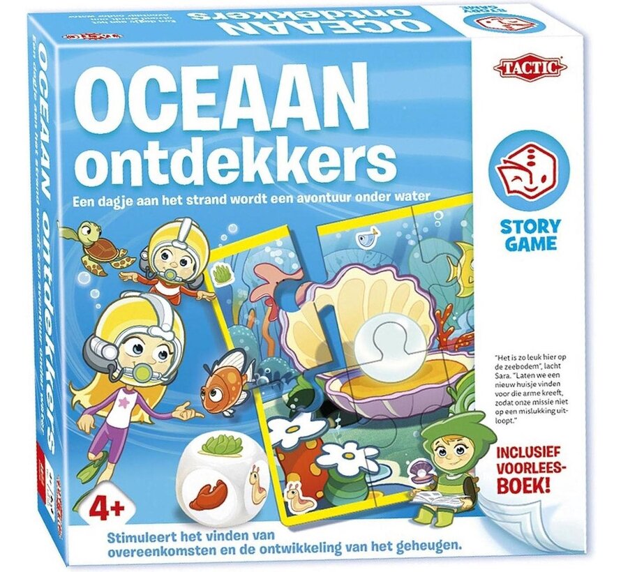 Story Game - Oceaan Ontdekkers - Kinderspel - Inclusief voorleesboek