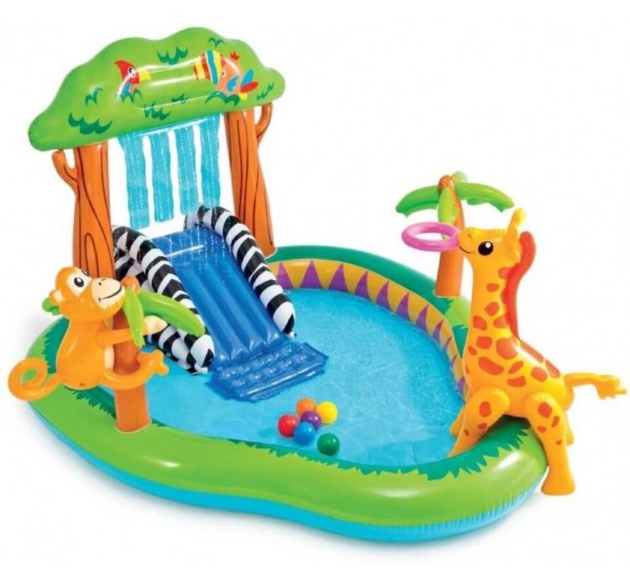Jungle - speelzwembad - 216cm lang x 188cm breed x 124cm hoog