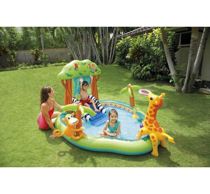 Jungle - speelzwembad - 216cm lang x 188cm breed x 124cm hoog