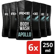 Axe Douchegel Apollo Bodywash - 6x 250ml - Voordeelverpakking