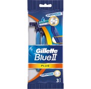 Gillette Blue II Plus - 5 stuks Wegwerpmesjes / Wegwerpscheermesjes