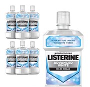 Listerine Advanced White - Mondwater / Mondspoeling - 6x 500ml - Voordeelverpakking