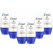 Dove Original Anti-Transpirant - Deodorant Roller - 6x 50ml