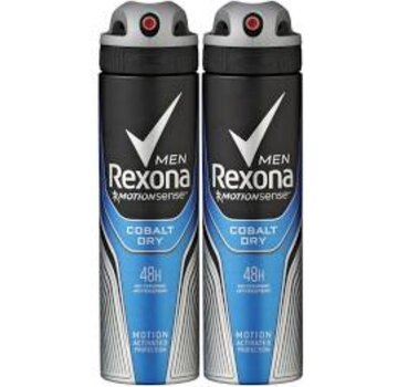 Rexona Men Cobalt Dry - Deodorant Spray - 2x 150ml
