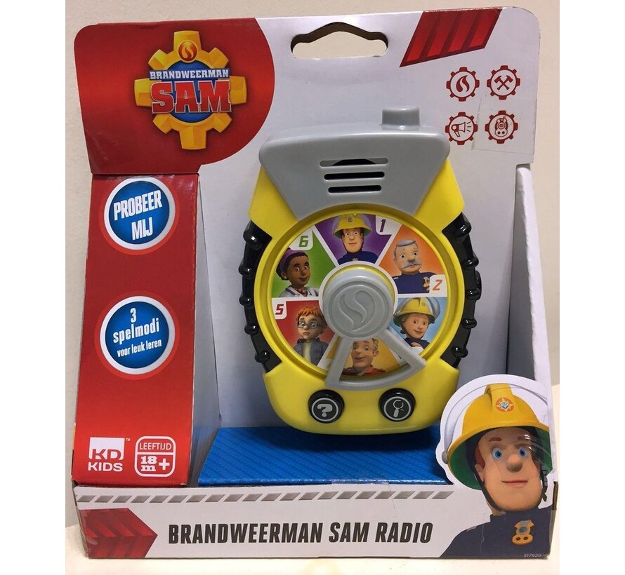 Brandweerman Sam Radio - 3 spelmodi voor leuk leren!