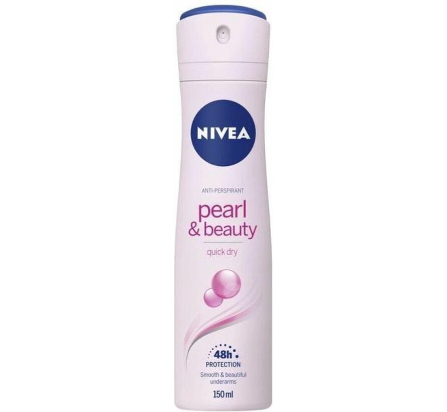 Pearl & Beauty - Deodorant Spray - 6x 150ml Voordeelverpakking