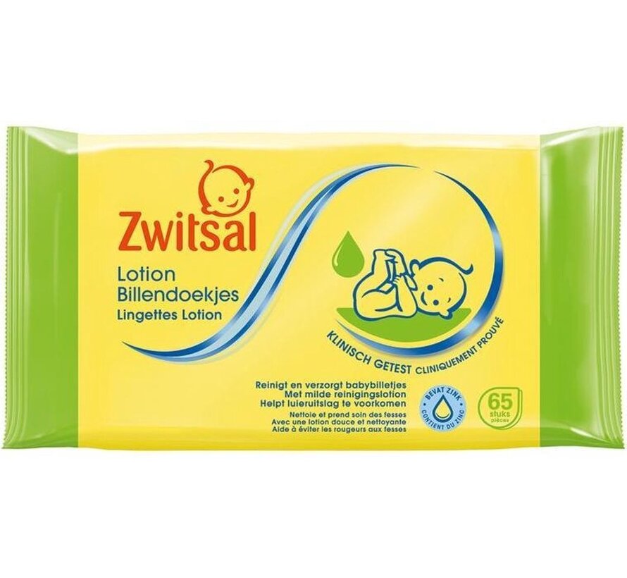 Lotion - 1755  Billendoekjes / Babydoekjes (27x65 stuks)