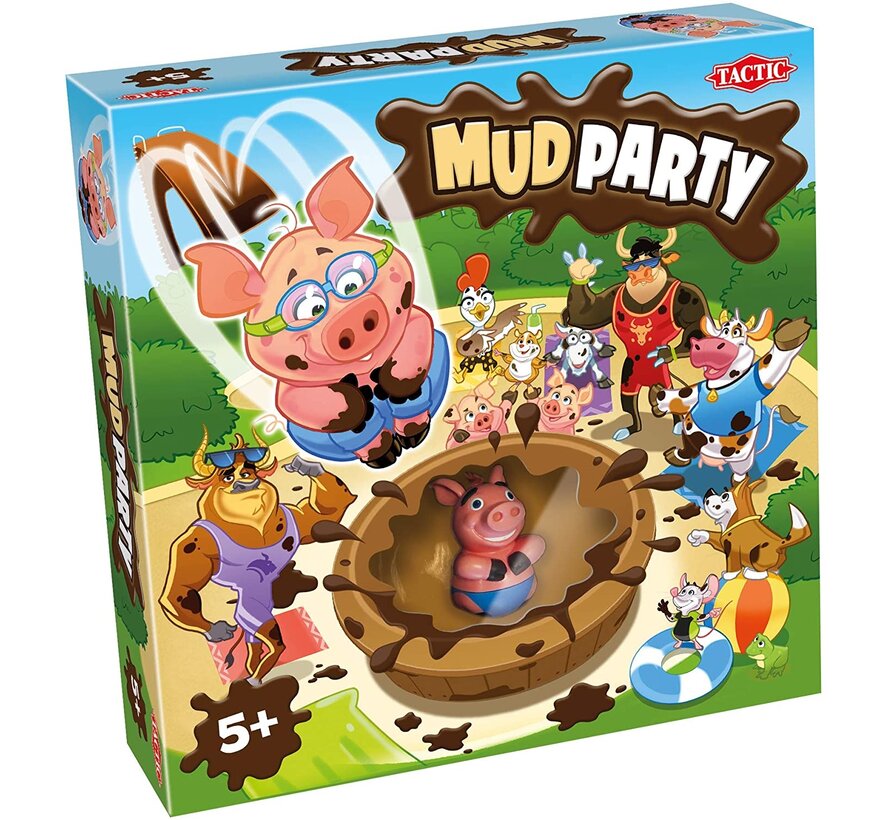 Mud Party - Gezelschapsspel - Kinderspel - Vanaf 5 jaar - 2 tot 4 spelers
