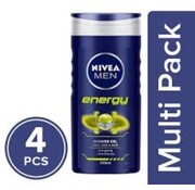 Nivea Men Energy 3in1 Douchegel - Gezicht, lichaam en haar - 4x 250ml