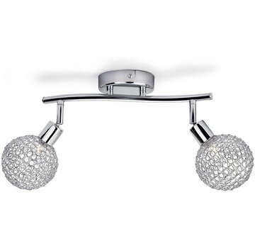 Philips MyLiving Net - Spiraalspot chroom (G9 2x28W) dimbaar