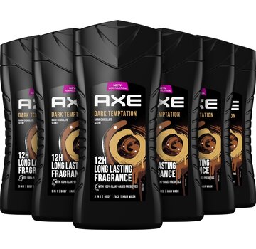 Axe Douchegel Dark Temptation Bodywash 3in1 - 6x 250ml
